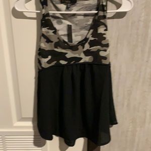 New camouflage tank top